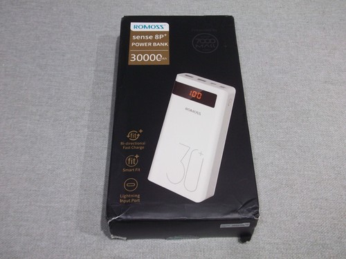 ROMOSS Sense8 PS Pro 30000mAh Power Bank Fast Charge Digital Display - 第 1/7 張圖片