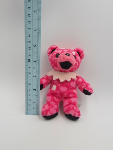 Grateful Dead Bear GDB B1810 Lil Heart Pink Liquid Blue Plush 5" Toy Doll - Picture 2 of 7