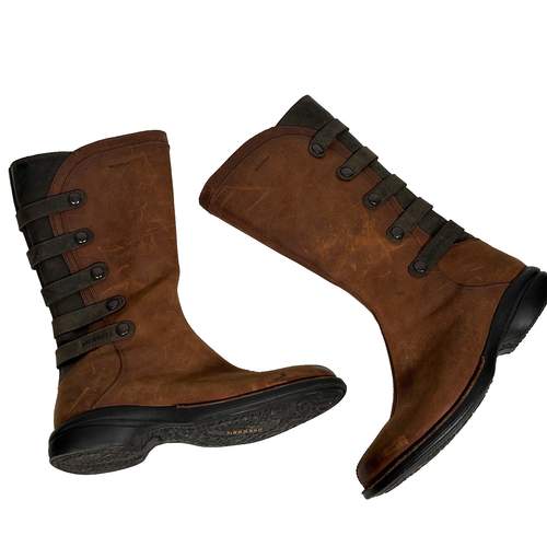 Merrell Captiva Launch 2 Boots Size 7.5 Waterproof Tall Brown Leather Classic