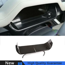Car Instrument Panel Frame Cover Trim For Land Rover Defender 20-24 Carbon Fiber