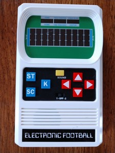 handheld electronic football game