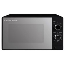 Russell Hobbs 20 L Solo Microwave Black, 800 W, 5 Power Levels & Defrost