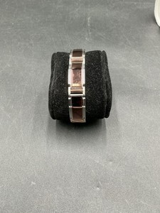 Men's Two-Tone IBG Stainless Steel & Copper Cable Link Bracelet Carbon Fiber