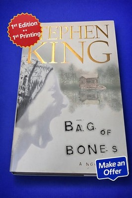 Stephen King Bag of Bones 1st Edition 1st Printing 1998 Scribner HC DJ VG
