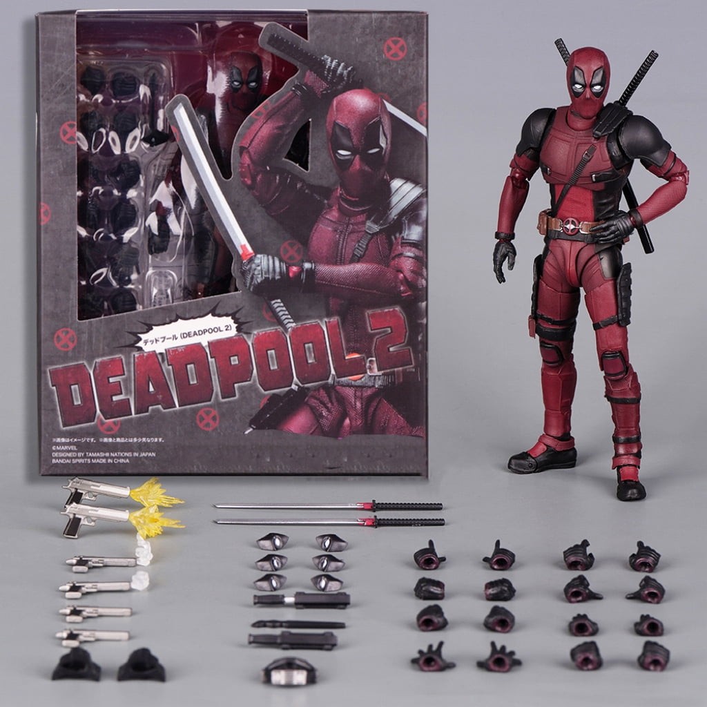 Nuevo S.H. Figura de acción Figuarts Deadpool 2 Marvel SHF películas juguete regalo de Navidad
