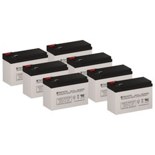 SP12-7.5 T2 SigmasTek Battery Set of 7 12V 7.5Ah F2 - Sealed Lead Acid AGM