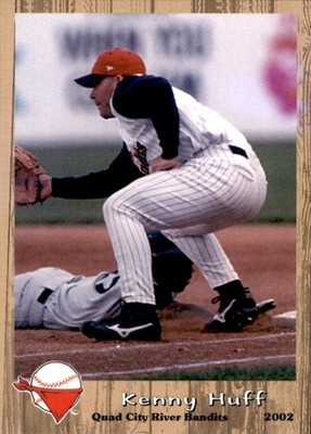 2002 Quad City River Bandits Grandstand #44 Kenny Huff Phoenix Arizona AZ Card