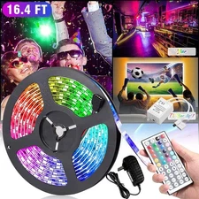 100FT Flexible 2835RGB LED SMD Strip Light Remote Fairy Lights Room TV Party Bar