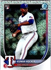 2025 Bowman #80 Kumar Rocker Chrome Mojo Refractor