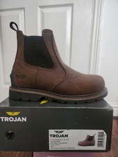 Trojan Tartarus S1 P Safety Boot Brown UK 7 Brand New Never Worn