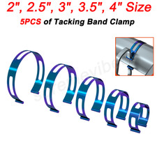 5X Exhaust Pipe Tacking Band Clamp-On For Welding Fabrication 2" 2.5" 3" 3.5" 4"