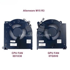 For Dell Alienware M15 R3 R4 0D1X38 0TG9V0 CPU GPU Cooling Fans Radiator