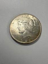 1922 silver USA peace dollar coin