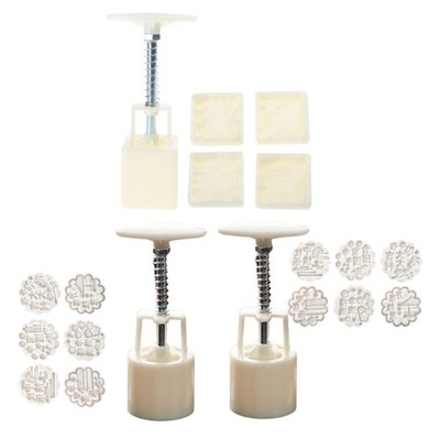 Cookie Stamps Flower Character Moon Cake Molds Hand-Pressure Moon Cake Maker