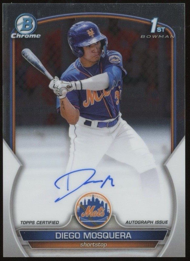 2023 Bowman Chrome - Prospect Autographs Diego Mosquera #CPA-DM (AU, RC)