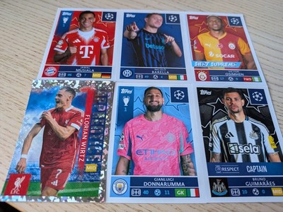 2025-26 Topps UEFA Club Competitions Sticker 196-395 BUY 3 GET 5 FREE