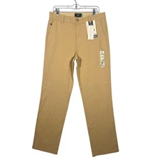 NEW Dockers Ultimate Chino Men's Tan Straight Fit Stretch Pants 32x32