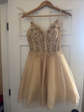 Cinderella Divine CD0188 - Corset Applique Prom Dress Size 2