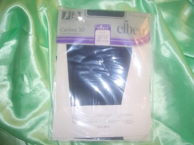RAR Vintage ELBEO CARISSA Nylons Feinstrumpfhose Gr. 42 MARINE 30 DEN Tights OVP