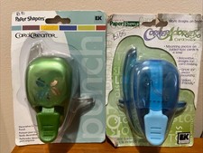 NEW EK Card Creator Paper Shapers Corner  Holly Bells Christmas Scrapbook Set 2