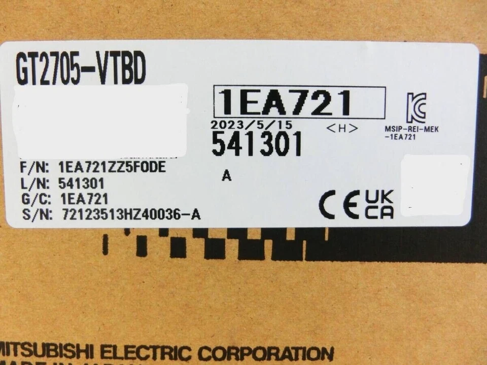 Mitsubishi GT2705-VTBD Touch Panel Screen Factory stored US Free TAX - Image 2 of 4