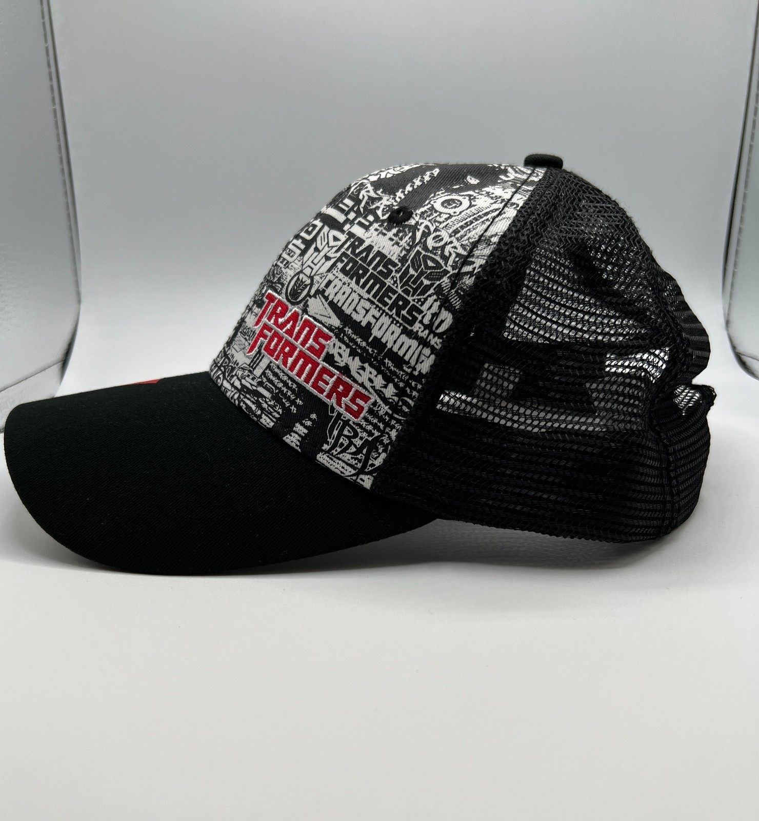 Transformers Universal Studios Hat Black Red Mesh… - image 2
