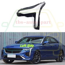 Left Side Headlight Lens Cover+Sealant Glue Fit For Cadillac CT4 2019-2020