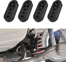 4PCS Rubber Exhaust Hanger, Exhaust Muffler Bracket, 4 Holes Exhaust Adjustable