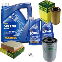 Inspektionspaket 7L Mannol Special Plus 10W-30 FüR Opel Omega B Caravan 2.5 TD