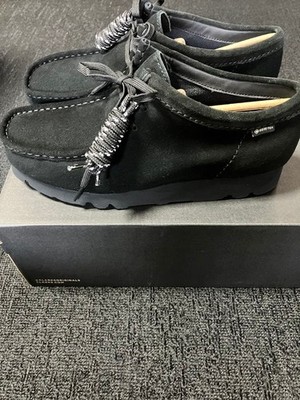 Clarks Wallabee GTX Black Suede Men's Shoes UK8/26cm New Unused | eBay