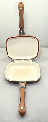 Cook's Companion Cast Aluminum Ceramic Flip Pan - Copper