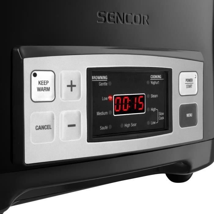 Mijoteuse Sencor SPR-5508BK 1350 W à programmation automatique