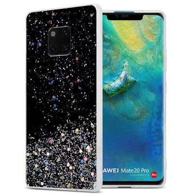 Hülle für Huawei MATE 20 PRO Schutz Handyhülle TPU Silikon Case Cover Glitter