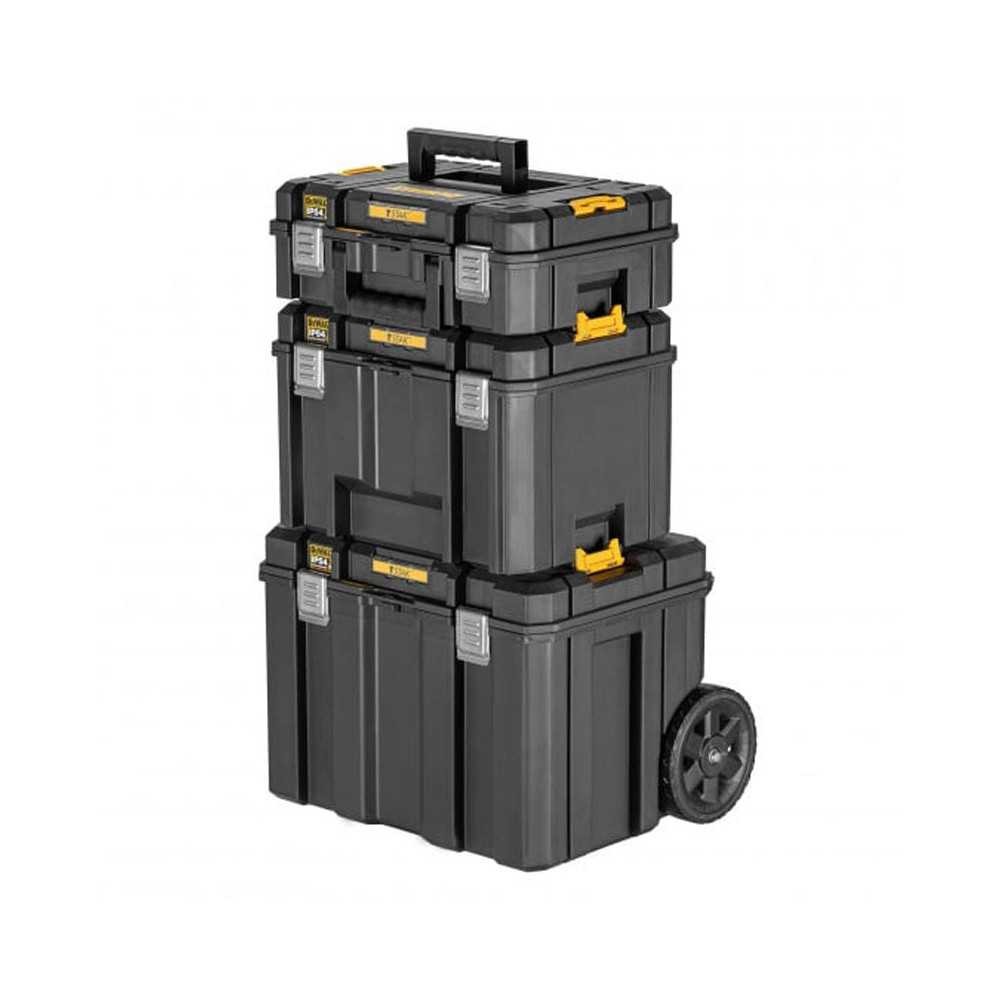 Coffret DEWALT DWST83517-1 kit TSTAK 3 pièces empilable à roulettes
