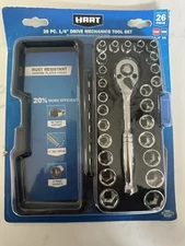 Hart 26 piece 1/4 inch drive mechanics tool set
