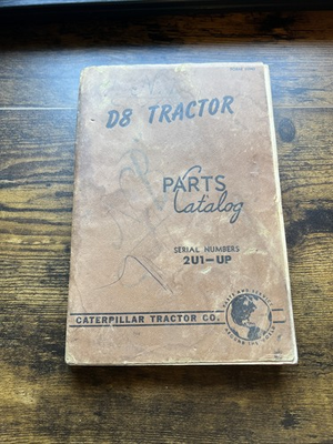 #ad OEM Genuine Caterpillar Cat Parts Book Manual List D8 Tractor Dozer Bulldozer 2U $29.99