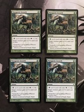 MTG Mutagenic Growth x4 LP New Phyrexia Magic Playset