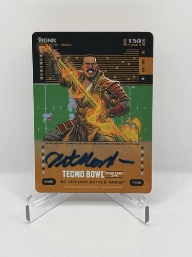 Art Monk 2026 Bo Jackson Battle Arena Tecmo Bowl 32/50 Auto FIRE Inspired Ink