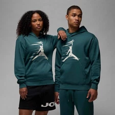Air Jordan Jumpman MVP Fleece Pullover Hoodie Green Mens L XL 2XL