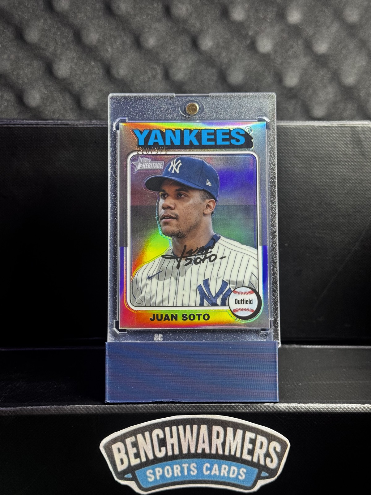 2024 Topps Heritage - Juan Soto #143 Chrome Silver Refractor /375