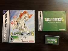 Tales of Phantasia Nintendo Game Boy Advance, 2006 with Box and Manual gameboy