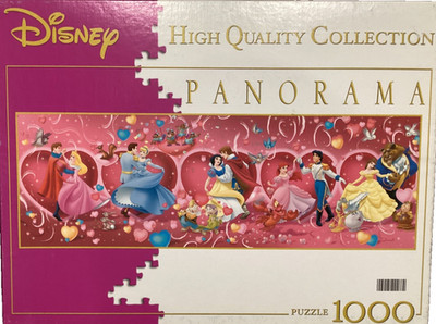 Clementoni 1000pc Disney Princess Panorama jigsaw puzzle Rare