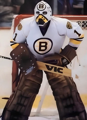 HOCKEY  PHOTO PRINT BOSTON BRUINS  ROGATIEN VACHON GOALIE