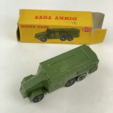 Vintage Boxed Dinky Toys Military 677 Armoured Command Vehicle
