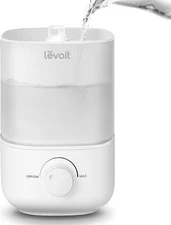 LEVOIT Top Fill Cool Mist Humidifier 2.5L, Ultra Quiet 28dB, 25H Runtime