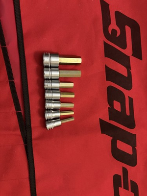 #ad Snap On Compatible Set Of 7 Pc 3 8 Drive Metric Size 14 12 109876 $182.66