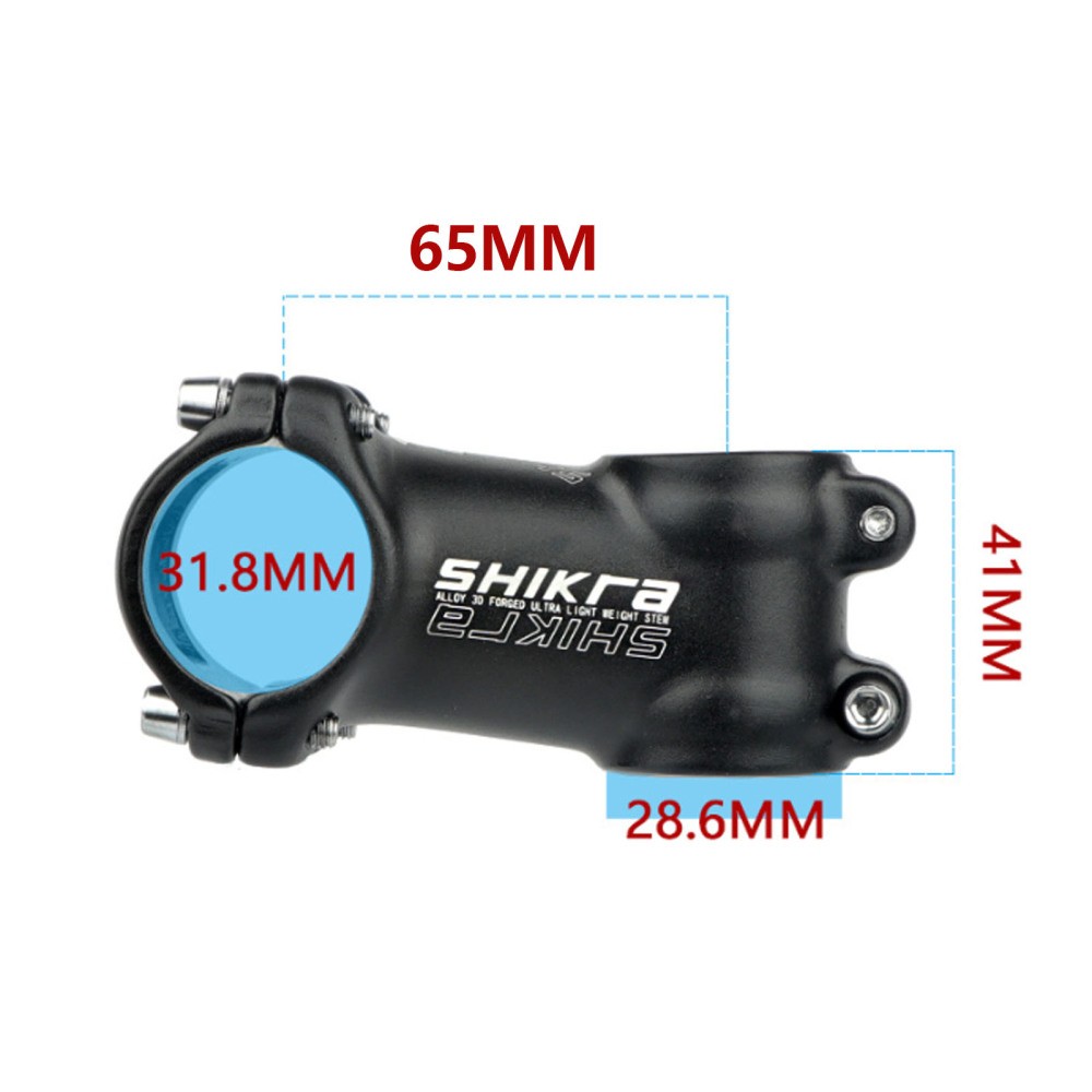 Attacco bici 31,8mm 7° alluminio leggero durevole per mountain bike bici corsa foto 4
