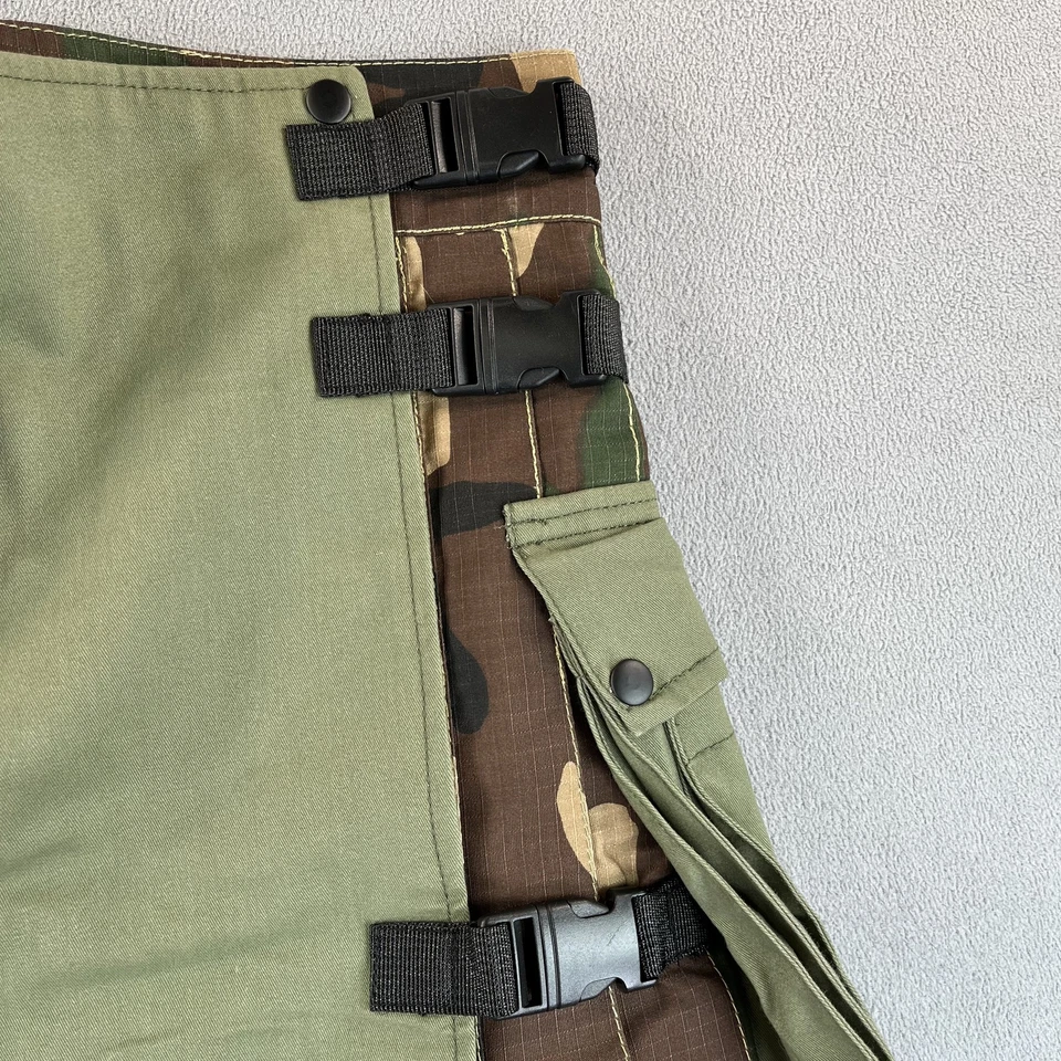 Falda escocesa táctica camuflada utilitaria para hombre 36 bolsillos de carga plisados ropa de trabajo militar unifo Foto 4 de 4