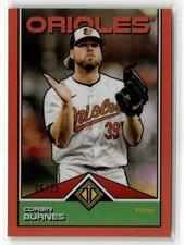 2024 Topps Transcendent Collection #74 Corbin Burnes Orange Refractor #/25