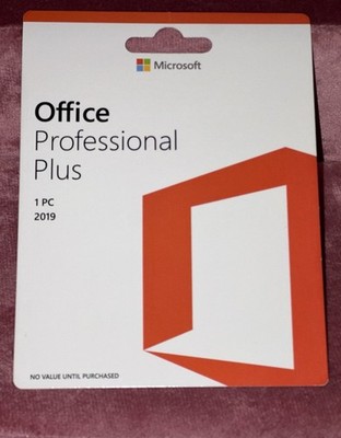 Brand  Microsoft Office Professional Plus 2019 1PC Card G1N